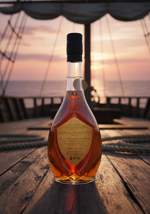 Rhum arrangé Abricot Vanille -Recette artisanale- Le Manuscris-500ml- 25% vol