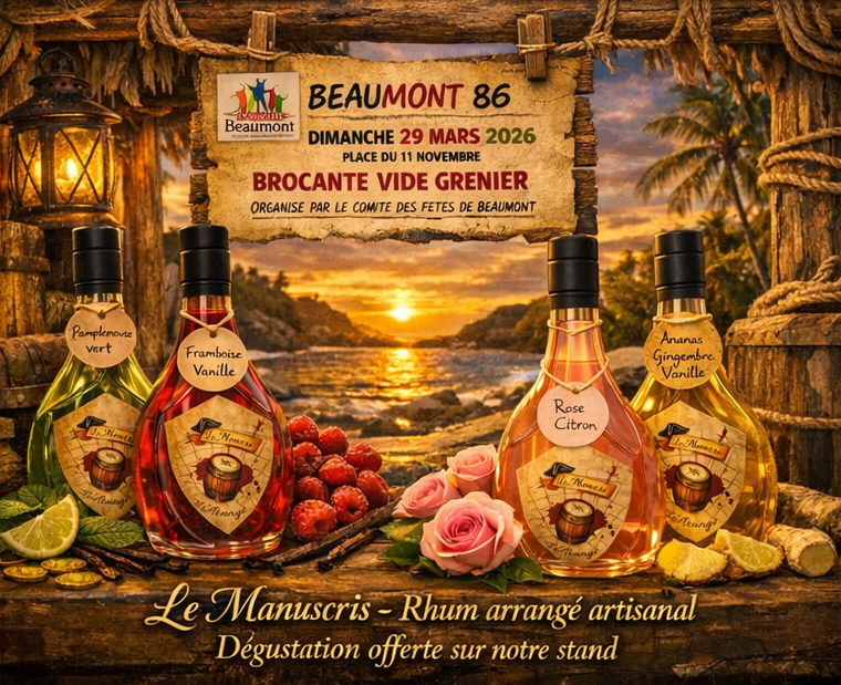Dimanche 29 mars 2026, Le Manuscris jette l’ancre à Beaumont