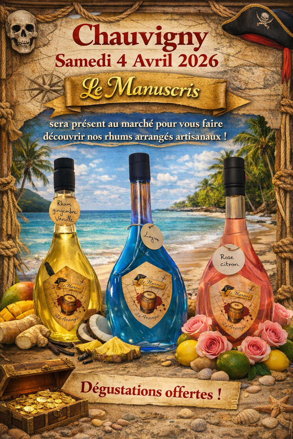 Le Manuscris au Marché de Chauvigny – Samedi 4 Avril 2026 !