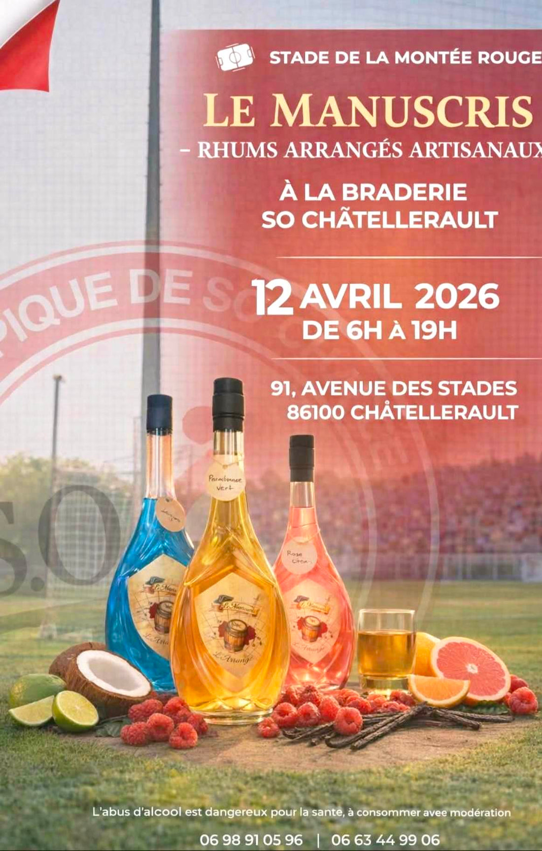 Le Manuscris débarque à la Brocante du SO Châtellerault