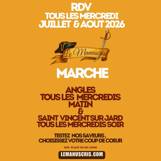 Tous les mercredis à Angles & Saint‑Vincent‑sur‑Jard (Juillet & Août 2026)