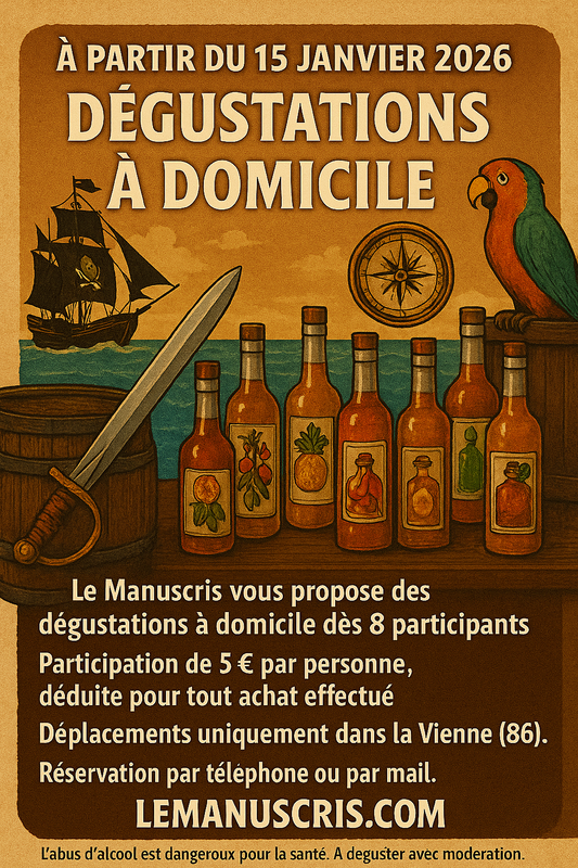 Dégustation de Rhums Arrangés Chez Vous dans le 86