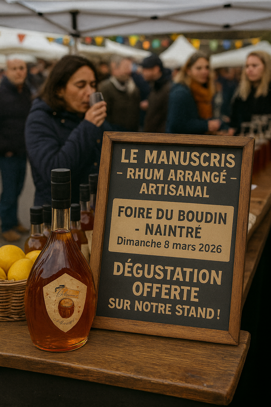 Le Manuscris débarque à la Foire du Boudin à Naintré !