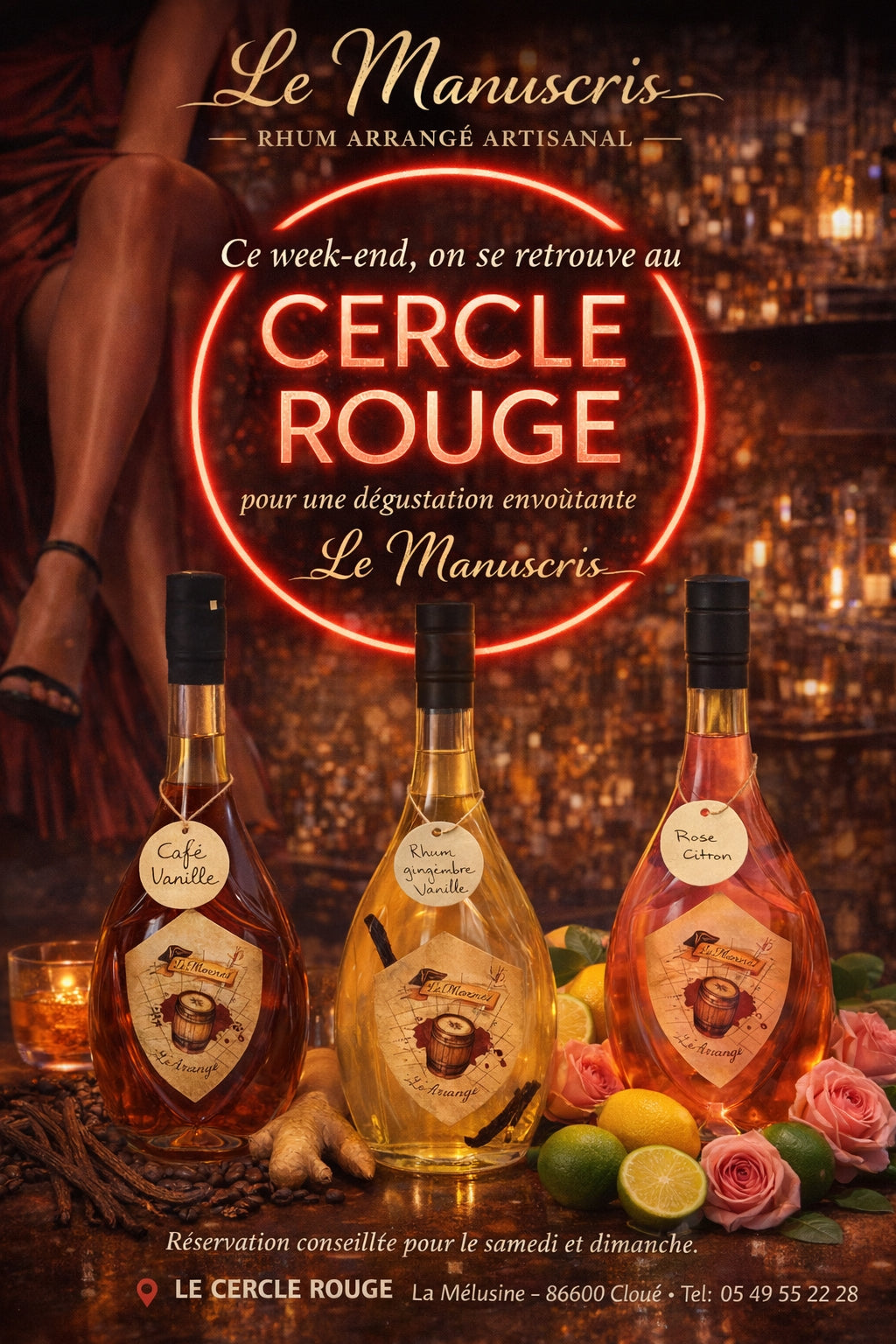 Le Manuscris sera au Cercle rouge pour une dégustation