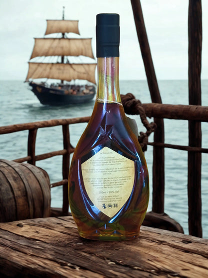 bouteille Le Manuscris – Rhum arrangé artisanal  Café Vanille - 500ml - 25% vol.