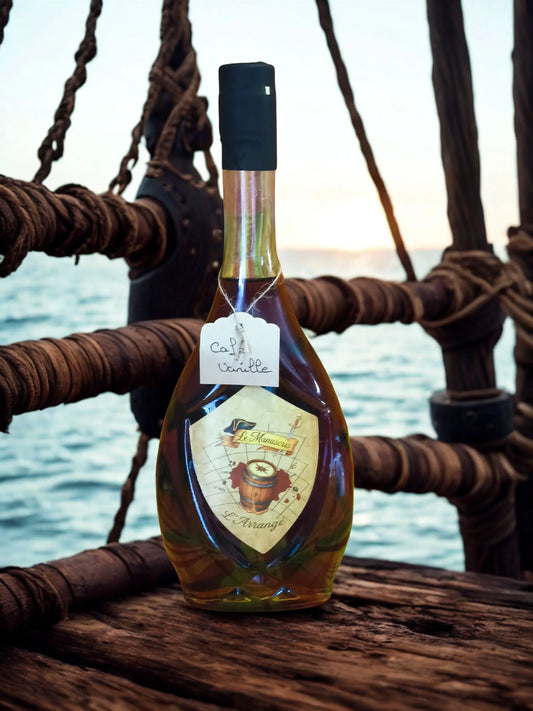 bouteille Le Manuscris – Rhum arrangé artisanal  Café Vanille - 500ml - 25% vol.