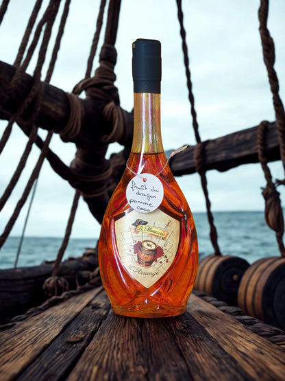 bouteille Le Manuscris – Rhum arrangé artisanal  Fruit du Dragon, Pomme & Coco - 500ml - 25% vol.