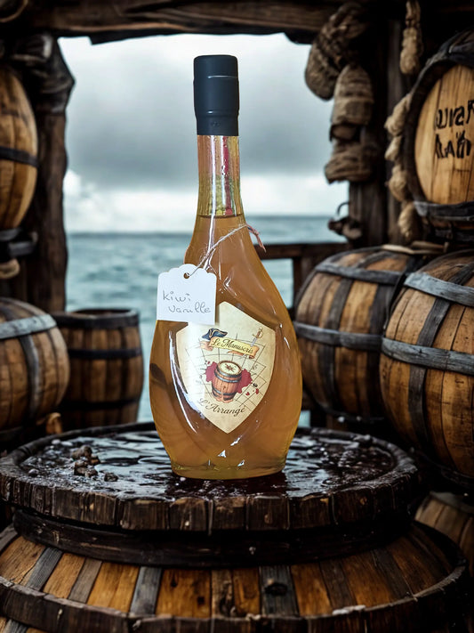 bouteille  Le Manuscris – Rhum arrangé artisanal Rhum arrangé Kiwi Vanille - 20% vol