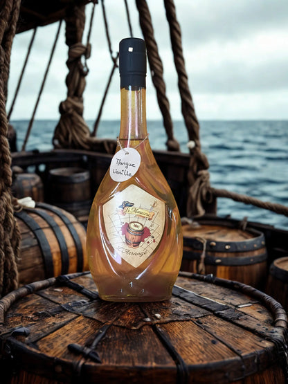 Bouteille de rhum Mangue Vanille 500ml-25%vol-artisanal Le Manuscris