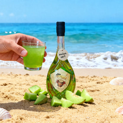 Rhum arrangé artisanal Melon Vert (500ml, 25% vol)